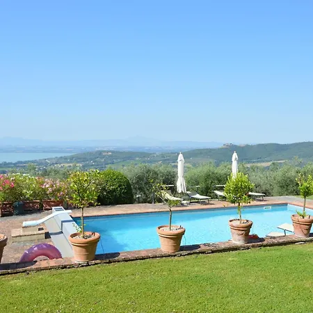 Dell'oliveto, Private Pool And Views Willa Tuoro sul Trasimeno